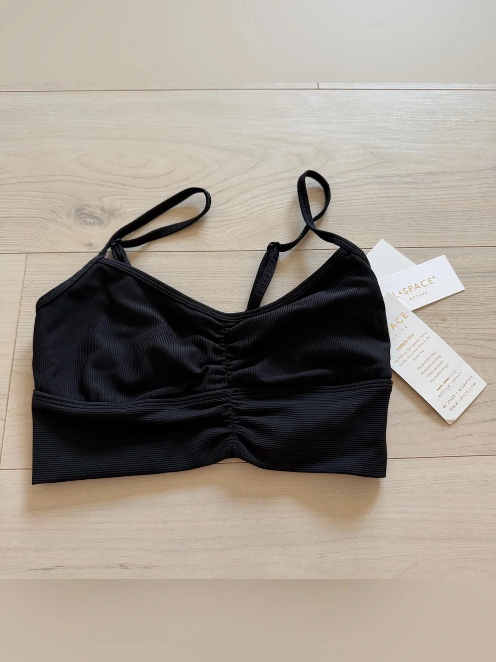 l*space Black Soren Top NWT SMALL